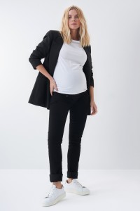 VAQUEROS PITILLO MATERNITY HOPE EN DENIM TRUE BLACK