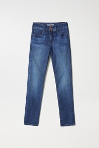 JEANS SECRET PUSH IN SLIM EFFETTI LAVATO