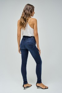 JEANS SECRET, PUSH IN, SKINNY, IN DUNKLEM DENIM