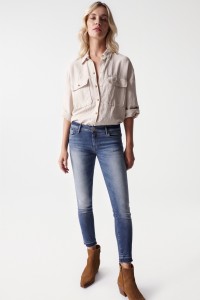 WONDER PUSH UP CROPPED JEANS