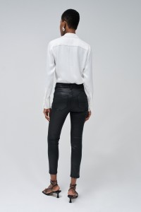 JEANS FAITH PUSH IN CROPPED CON COATING