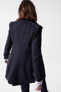 LONG DUFFLE GRACE COAT WITH DETAIL