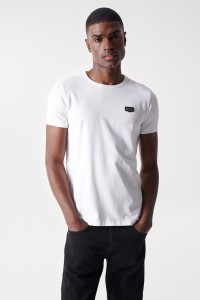 T-SHIRT EN COTON AVEC LOGO SALSA APPLIQU