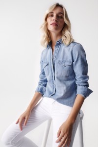 CAMICIA FIT SLIM LIGHTDENIM