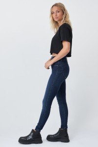 JEANS PUSH IN, SKINNY, ENTSCHICHTET