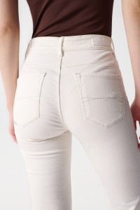 UNBLEACHED FAITH PUSH IN FLARE JEANS