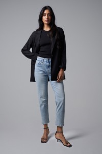 JEAN TRUE CROPPED SLIM CLAIR