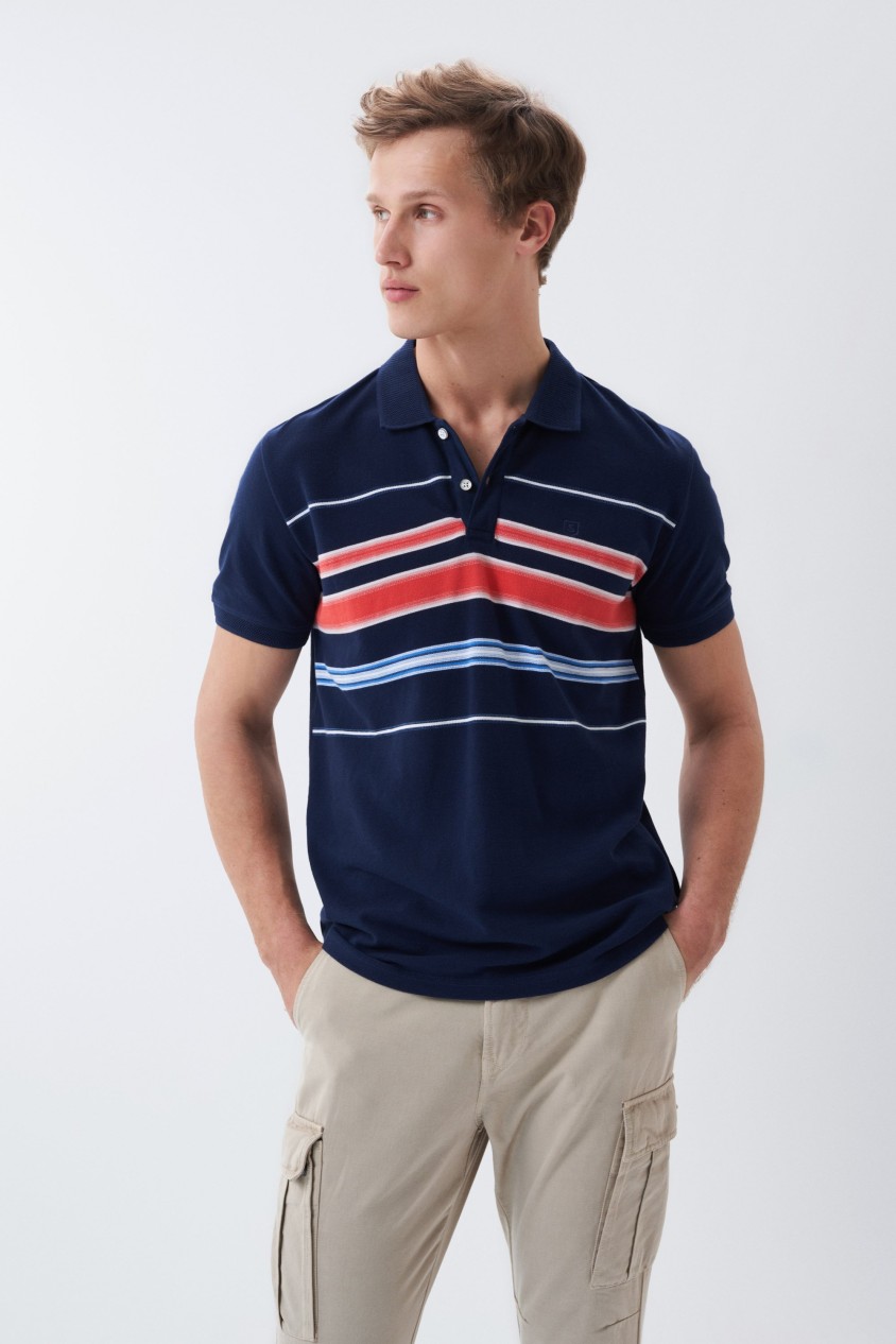 POLO REGULAR DE RAYAS