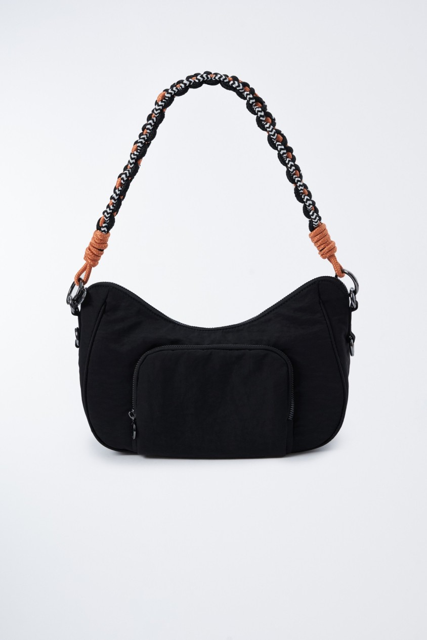 SHOULDER BAG IN RECYCLED MATERIAL