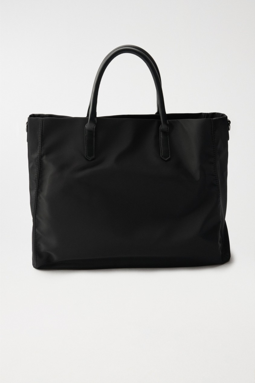 NYLON SHOPPER BAG FOR LAPTOPS