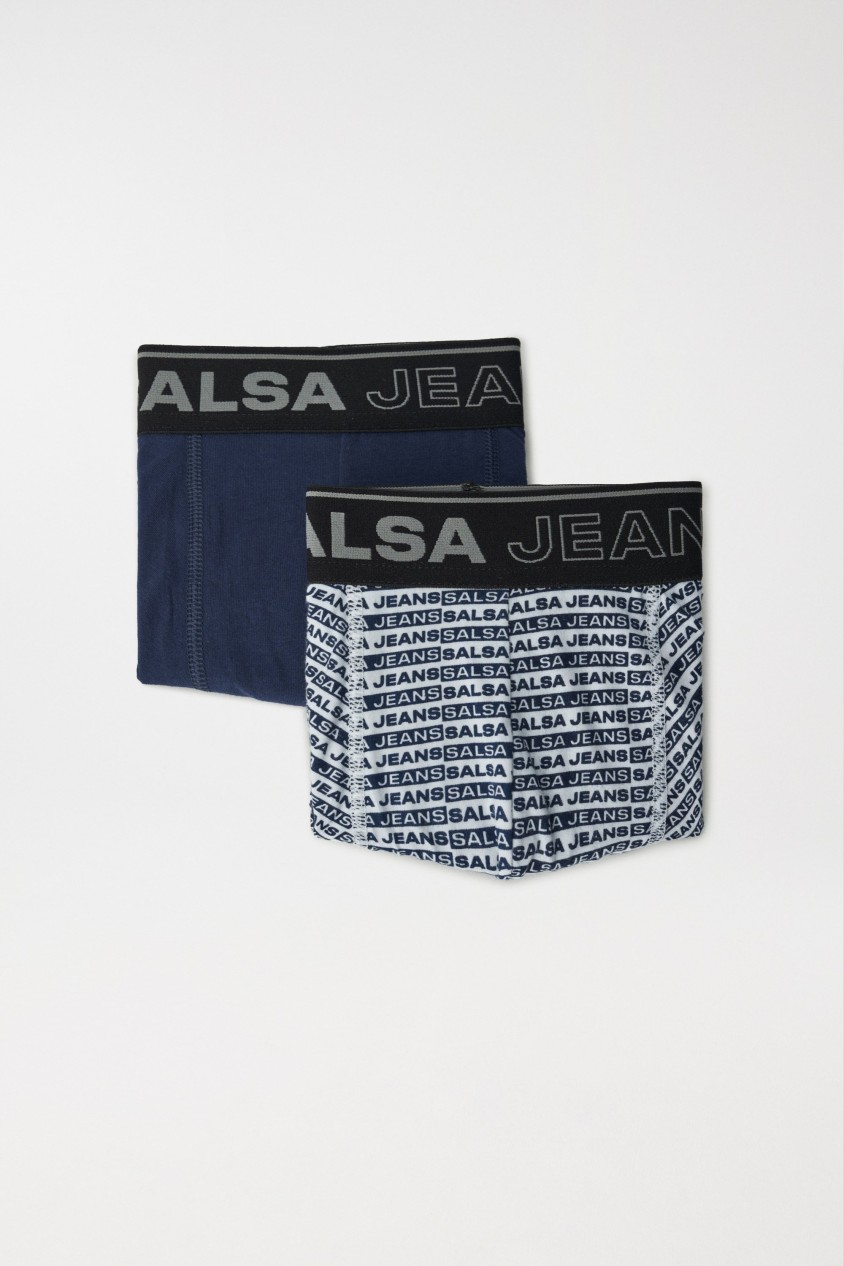 PACK OF TWO BOXERS - SALSA NAME + PLAIN