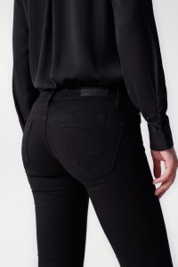 SLIM WONDER PUSH UP JEANS, TRUE BLACK