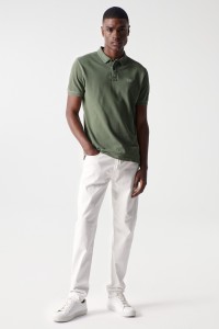 PREMIUM WASH POLO SHIRT, NO POCKET