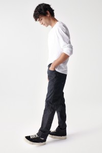 PANTALON SLIM BLEU