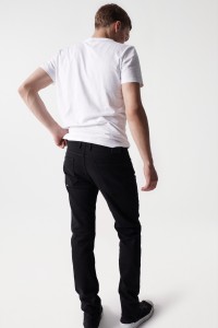 PANTALN VAQUERO SLIM NEGRO