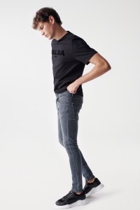 JEANS CINZA SKINNY