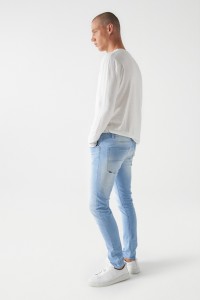 JEANS SKINNY AZUL CLARO S-ACTIV