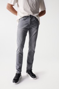 JEAN S-REPEL COUPE SLIM GRIS