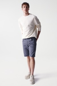 REGULAR S-ACTIV BLUE DENIM SHORTS.