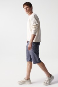 REGULAR S-ACTIV BLUE DENIM SHORTS