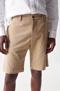 BEIGE CHINO SHORTS