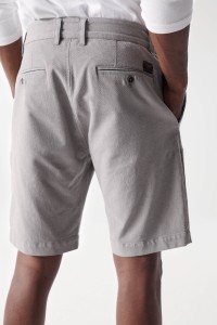 GREY CHINO SHORTS