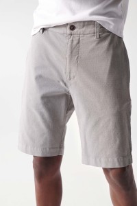 BERMUDA CHINO GRIS