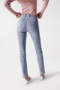 EMBROIDERED DESTINY PUSH UP JEANS