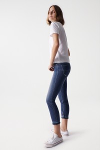 FAITH PUSH IN-JEANS MIT VERZIERUNG AM SAUM