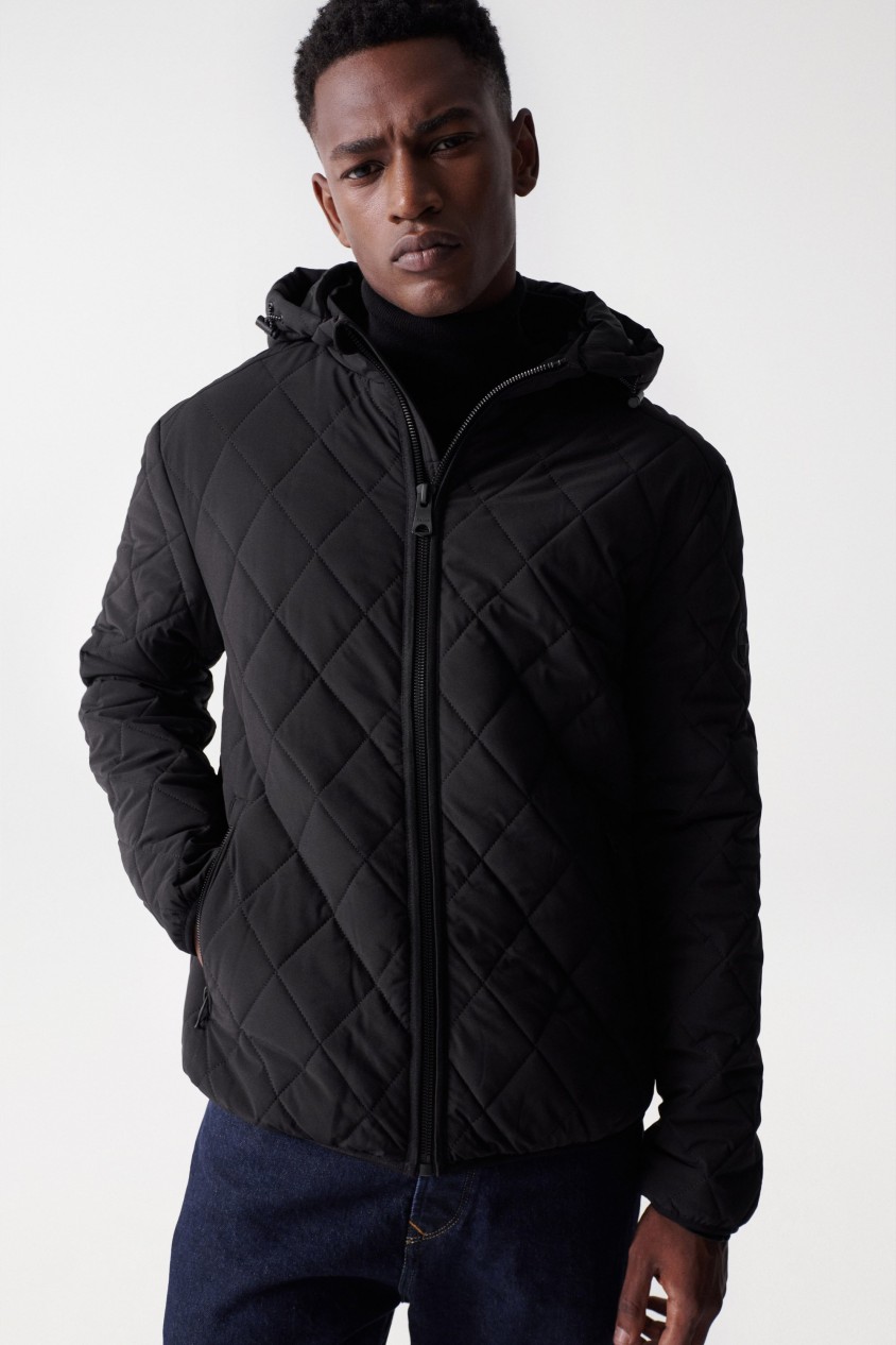 PADDED JACKET WITH HOOD