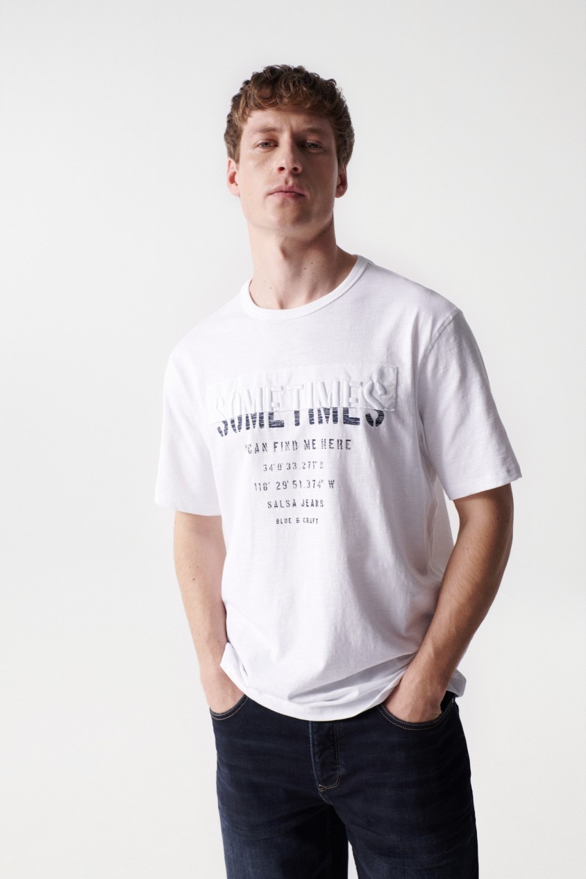 REGULAR T-SHIRT WITH PRINT