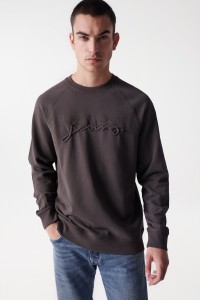 PULLOVER MIT MARKENAUFDRUCK