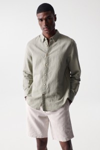 LINEN BLEND SHIRT