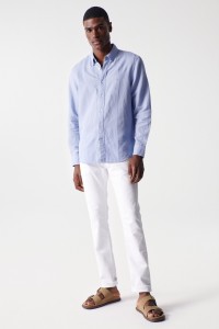 LINEN BLEND SHIRT