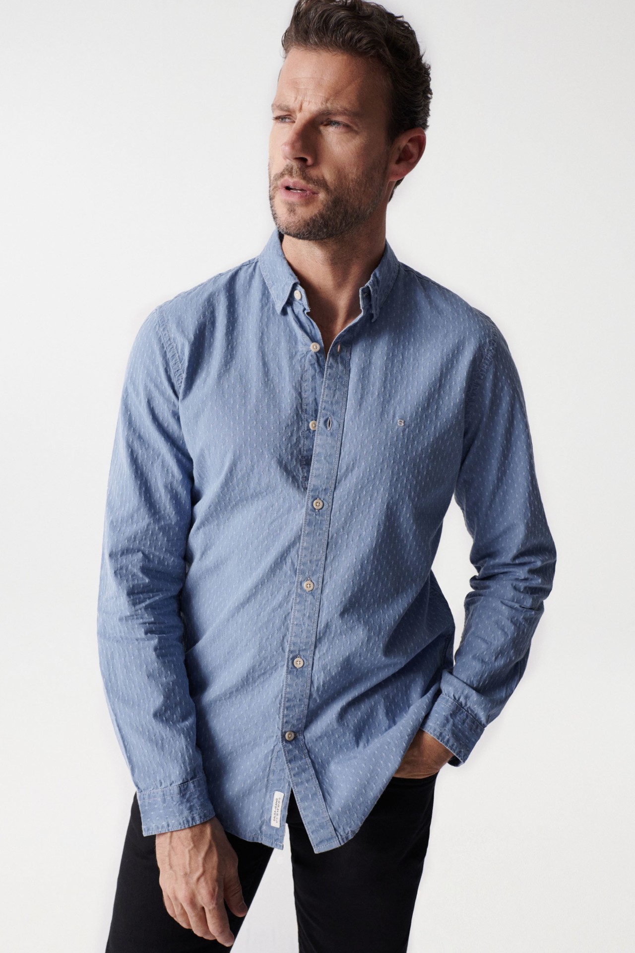 TEXTURED EFFECT SHIRT