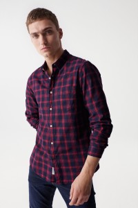 CHEMISE  CARREAUX