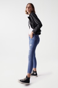 CROPPED WONDER PUSH UP-JEANS, SKINN