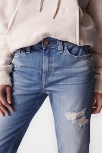 CROPPED TRUE-JEANS, SLIM