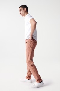 JEANS SLIM ROSA