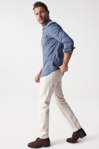 SLIM FIT DENIM SHIRT