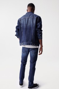 VESTE EN JEAN REGULAR S-REPEL