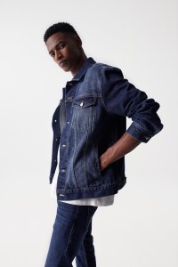 JEANSBLOUSON, REGULAR, S-REPEL