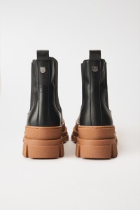 BOTTINES EN CUIR CHUNKY