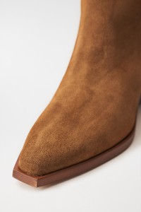 SUEDE COWBOY BOOTS