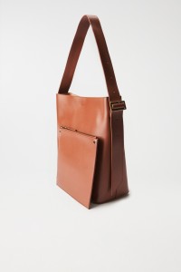 SHOPPER-HANDTASCHE AUS LEDER