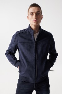 BLOUSON EN DAIM