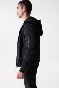 NYLON JACKET WITH HOOD