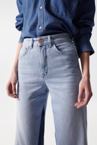 CROPPED FAITH PUSH IN-JEANS, WIDE-PASSFORM