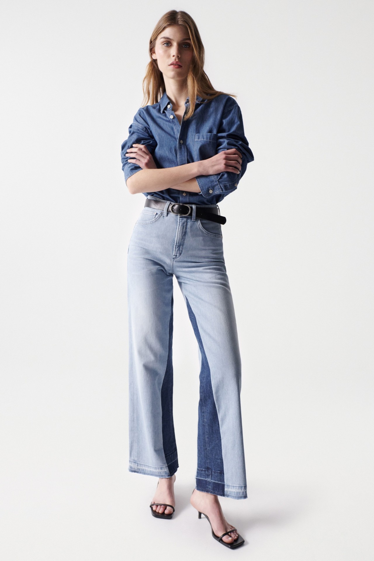 FAITH PUSH IN WIDE LEG JEANS