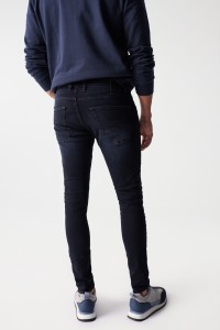 JEANS, SKINNY-SCHNITT, DUNKELBLAU